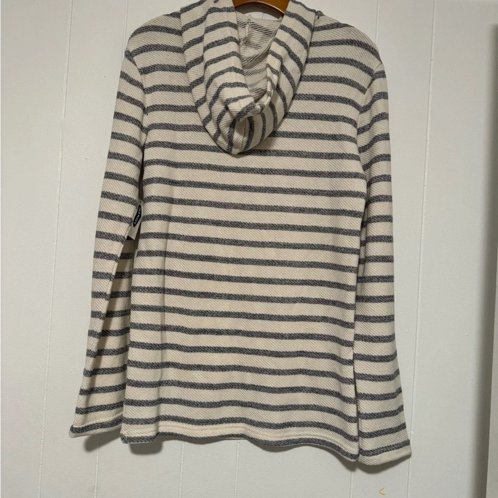 Striped Cali-Fleece Pullover Hoodie